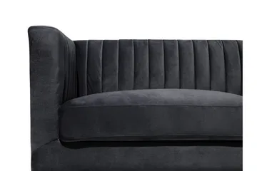 Arvika Soffa 2-4 Sits - Svart - Möbler - Soffa - 3 sits soffa