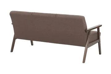Asnes 3-sits Soffa - Brun - Möbler - Soffa - 3 sits soffa