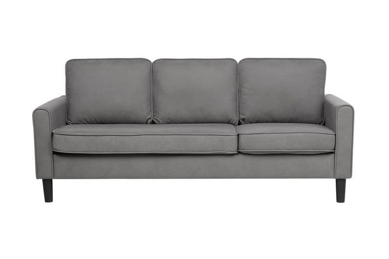Avesta Soffa 2-4 Sits Med Fotpall - Grå - Möbler - Soffa - 3 sits soffa