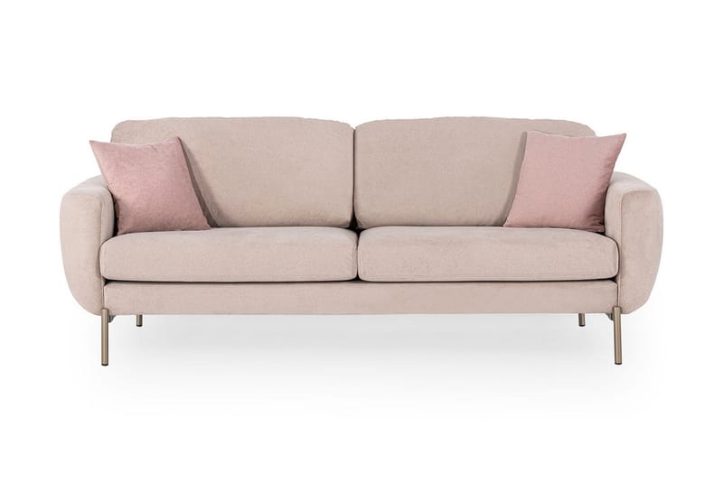 Awaru Soffa 3-sits - Rosa - Möbler - Soffa - 3 sits soffa