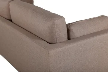 Boom 3-sits Soffa i Tyg - Brun - Möbler - Soffa - 3 sits soffa
