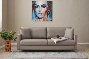 Braneles Soffa 3-sits - Beige - Möbler - Soffa - 3 sits soffa