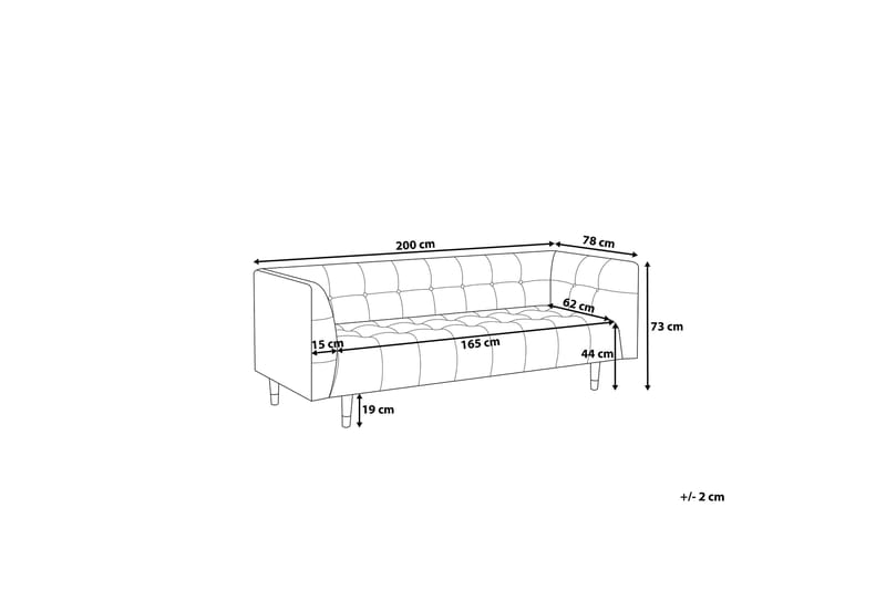 Byske Soffa 3 Sits - Brun - Möbler - Soffa - 3 sits soffa