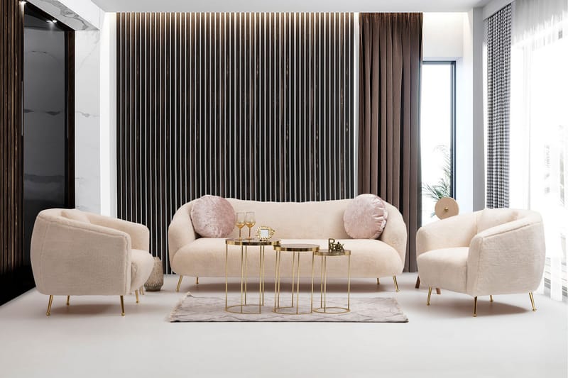 Caraquet Soffa 3-sits - Beige - Möbler - Soffa - 3 sits soffa