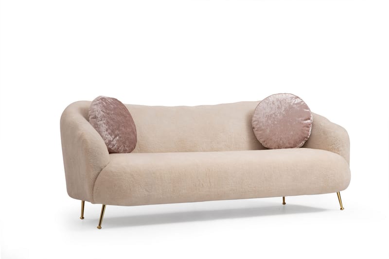 Caraquet Soffa 3-sits - Beige - 3 sits soffa