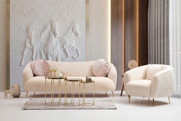Caraquet Soffa 3-sits - Beige - Möbler - Soffa - 3 sits soffa
