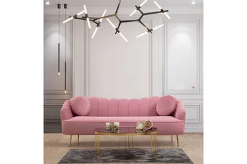Caraquet Soffa 3-sits - Rosa - Möbler - Soffa - 3 sits soffa