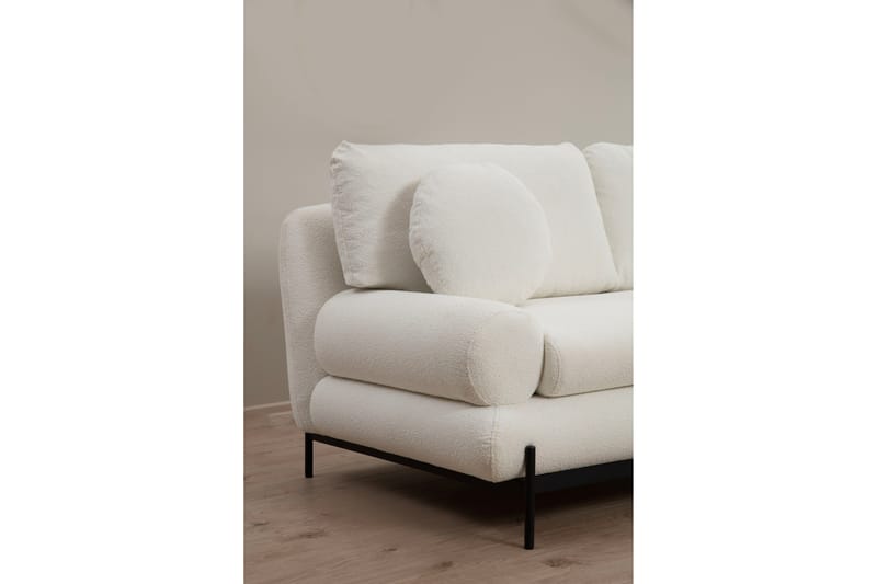 Cassius Soffa 3-sits - Vit - 3 sits soffa