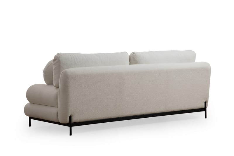 Cassius Soffa 3-sits - Vit - 3 sits soffa