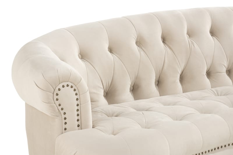 Castelano 3-sits Soffa - Beige - Chesterfield soffa - 3 sits soffa