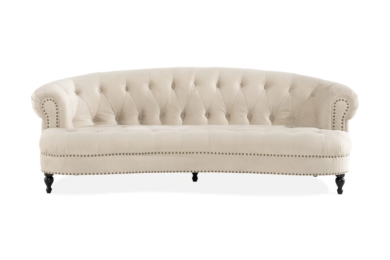 Castelano 3-sits Soffa - Beige - Chesterfield soffa - 3 sits soffa