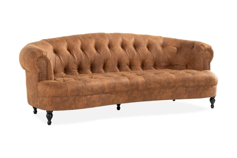 Castelano 3-sits Soffa - Beige - Chesterfield soffa - 3 sits soffa