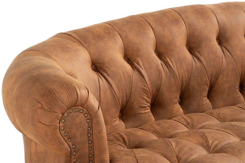 Castelano 3-sits Soffa - Beige - Chesterfield soffa - 3 sits soffa