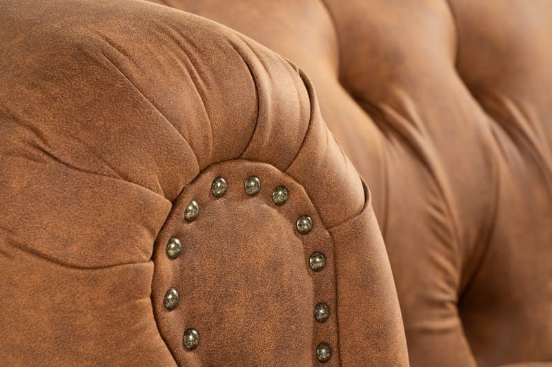 Castelano 3-sits Soffa - Beige - Chesterfield soffa - 3 sits soffa