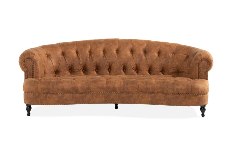 Castelano 3-sits Soffa - Beige - Chesterfield soffa - 3 sits soffa