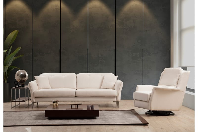 Chandara Soffa 3-sits - Vit - Möbler - Soffa - 3 sits soffa