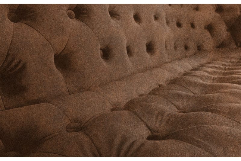 Chesterfield Ludovic Soffa 3-sits - Cognac - Chesterfield soffa - 3 sits soffa - Sammetssoffa