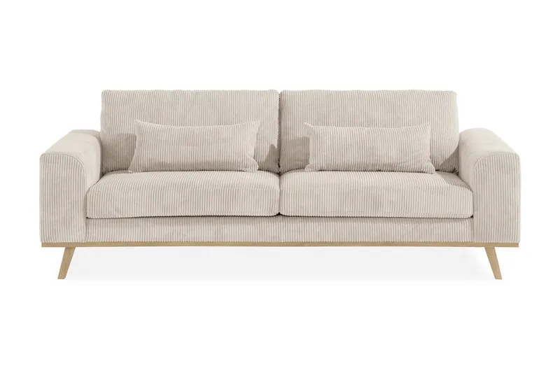 Copenhagen 3-sits Manchestersoffa - Beige - Möbler - Soffa - 3 sits soffa