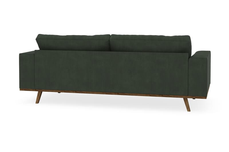 Copenhagen 3-sits Manchestersoffa - Mörkgrön - Möbler - Soffa - 3 sits soffa