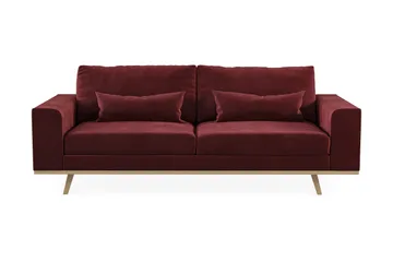 Copenhagen 3-sits Sammetssoffa