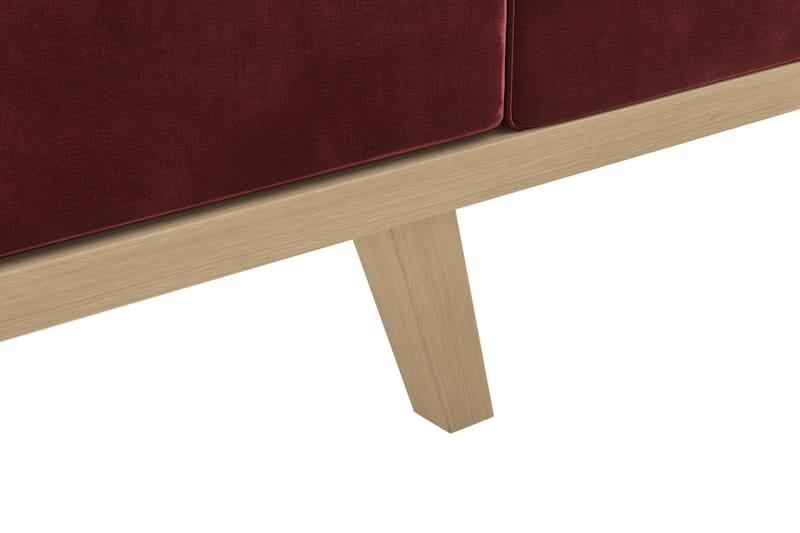 Copenhagen 3-sits Sammetssoffa - Lila - Möbler - Soffa - 3 sits soffa