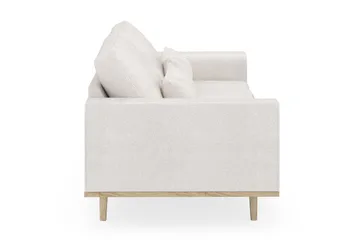 Copenhagen 3-sits Soffa i Bouclé - Vit - Möbler - Soffa - 3 sits soffa