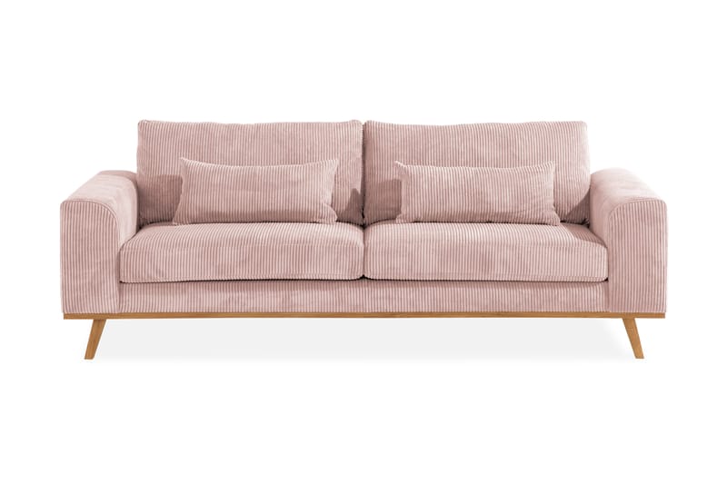 Copenhagen 3-sits Soffa - Rosa - 3 sits soffa