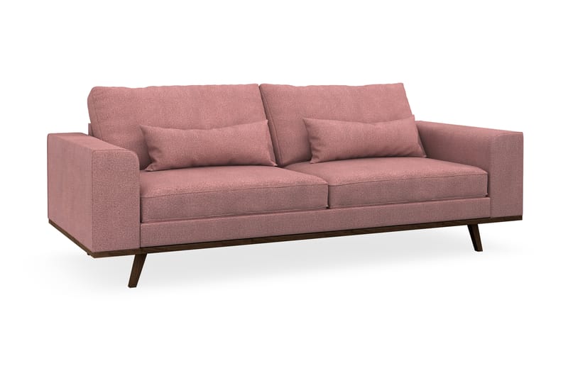 Copenhagen 3-sits Soffa - Rosa - 3 sits soffa