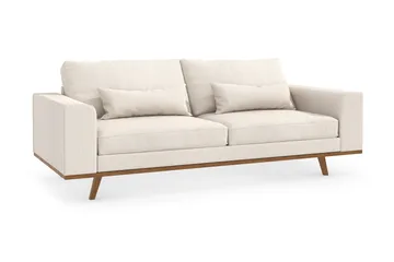 Copenhagen 3-sits Tygsoffa - Beige - Möbler - Soffa - 3 sits soffa