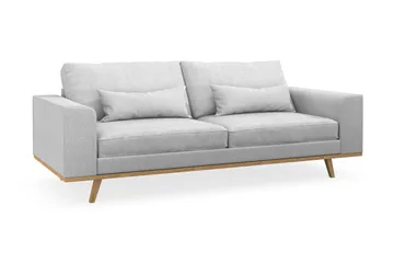 Copenhagen 3-sits Tygsoffa - Ljusgrå - Möbler - Soffa - 3 sits soffa