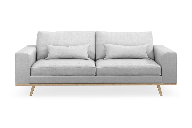 Copenhagen 3-sits Tygsoffa - Ljusgrå - Möbler - Soffa - 3 sits soffa