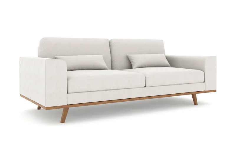 Copenhagen 3-sits Tygsoffa - Ljusgrå - Möbler - Soffa - 3 sits soffa