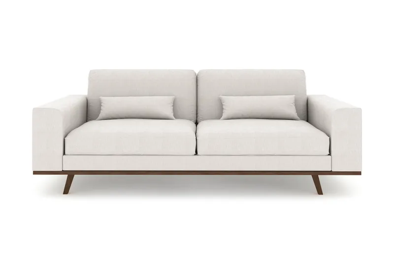 Copenhagen 3-sits Tygsoffa - Ljusgrå - Möbler - Soffa - 3 sits soffa