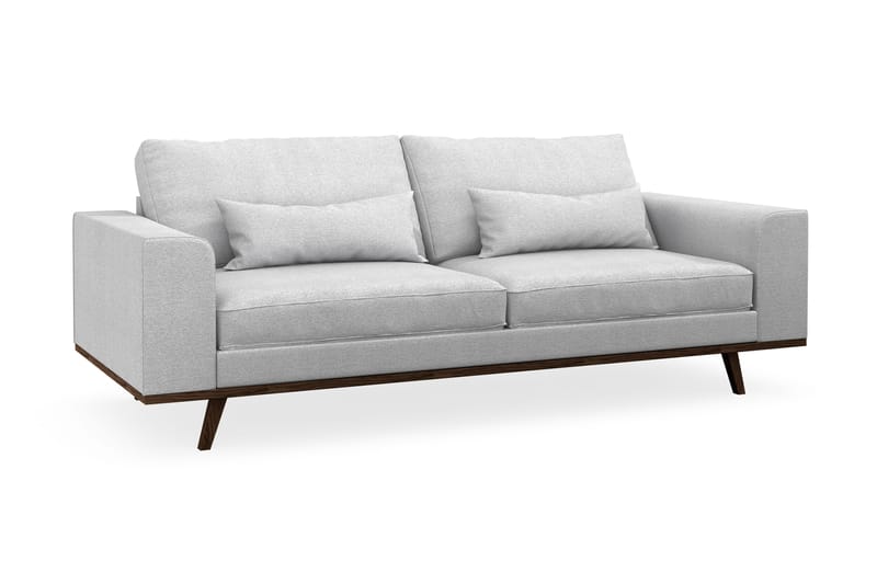 Copenhagen 3-sits Tygsoffa - Ljusgrå - Möbler - Soffa - 3 sits soffa