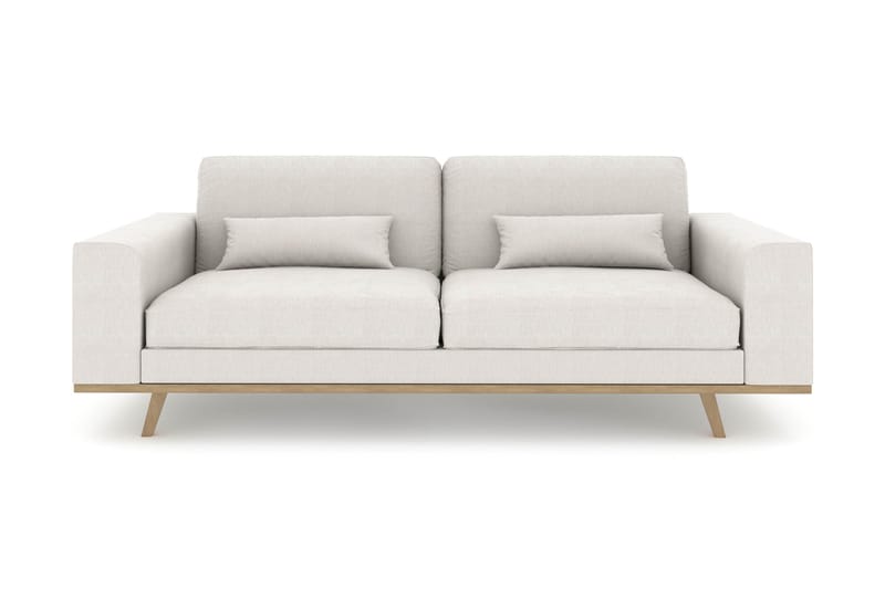 Copenhagen 3-sits Tygsoffa - Ljusgrå - Möbler - Soffa - 3 sits soffa