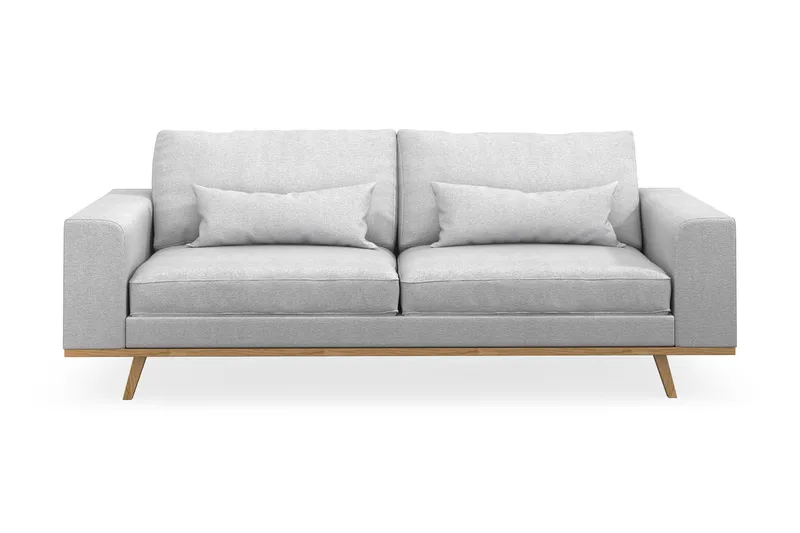 Copenhagen 3-sits Tygsoffa - Ljusgrå - Möbler - Soffa - 3 sits soffa