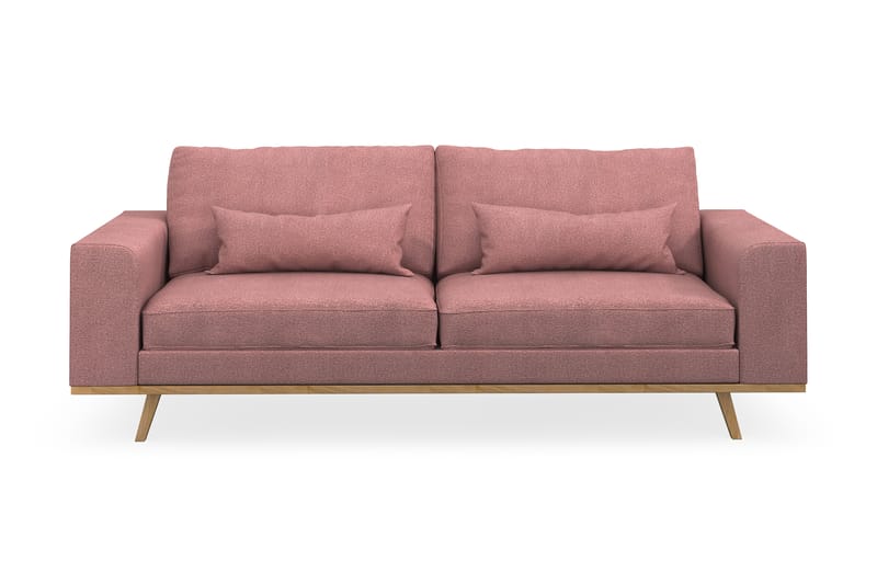 Copenhagen 3-sits Tygsoffa - Rosa - Möbler - Soffa - 3 sits soffa