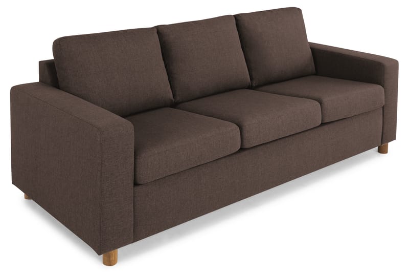 Crazy 3-sits Tygsoffa - Brun - Möbler - Soffa - 3 sits soffa