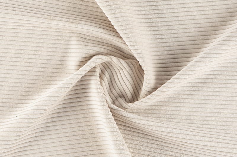 Cubo 3-sits Djup Modulsoffa + Fotpall i Manchester - Beige - Möbler - Soffa - Modulsoffor - Komplett modulsoffa