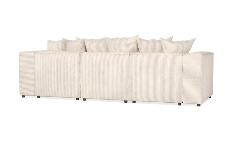 Cubo 4-sits Djup Modulsoffa i Manchester - Beige - Möbler - Soffa - 3 sits soffa