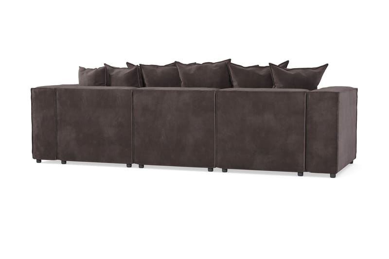 Cubo 4-sits Djup Modulsoffa i Sammet - Mörkgrå - Möbler - Soffa - 3 sits soffa