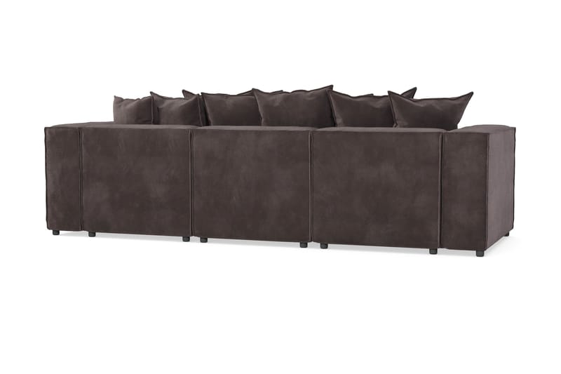 Cubo 4-sits Djup Modulsoffa i Sammet - Mörkgrå - Möbler - Soffa - 3 sits soffa