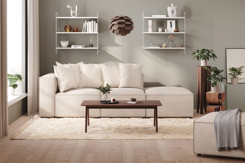 Cubo Djup Soffa 3-sits - Beige - Möbler - Soffa - 3 sits soffa