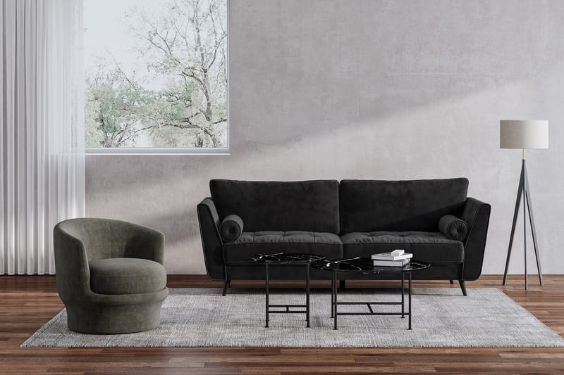 Current 3-sits Soffa - Grå - Möbler - Soffa - 3 sits soffa