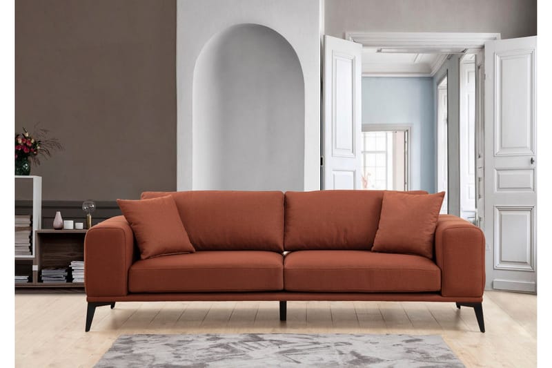 Daler Soffa 3-sits - Röd - Möbler - Soffa - 3 sits soffa