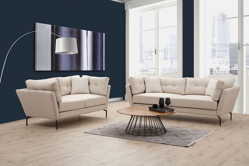 Dorval Soffa 3-sits - Beige - Möbler - Soffa - 3 sits soffa