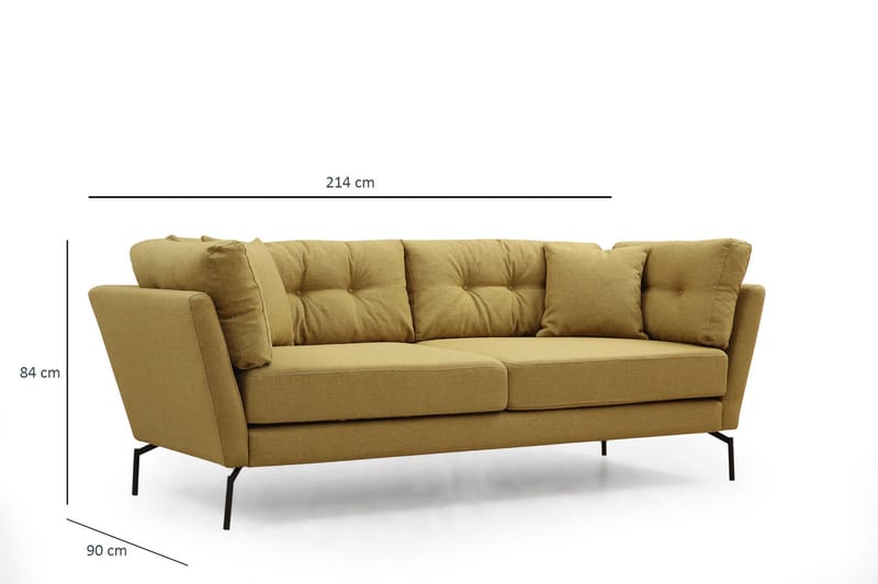 Dorval Soffa 3-sits - Grön - Möbler - Soffa - 3 sits soffa