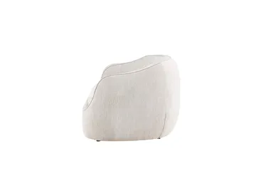 Elio 3-sits Mjuk Svängd Soffa i Tyg - Ljusbeige - Möbler - Soffa - 3 sits soffa