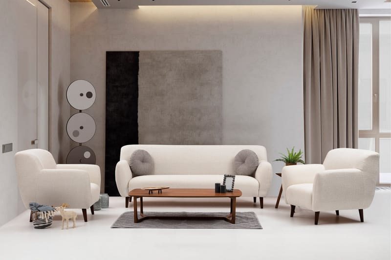 Ennadai Soffa 3-sits - Beige - Möbler - Soffa - 3 sits soffa