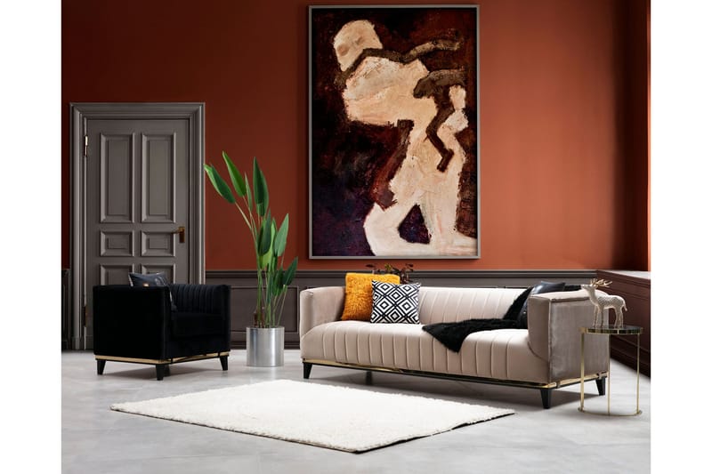 Esquimalt Soffa 3-sits - Beige - Möbler - Soffa - 3 sits soffa